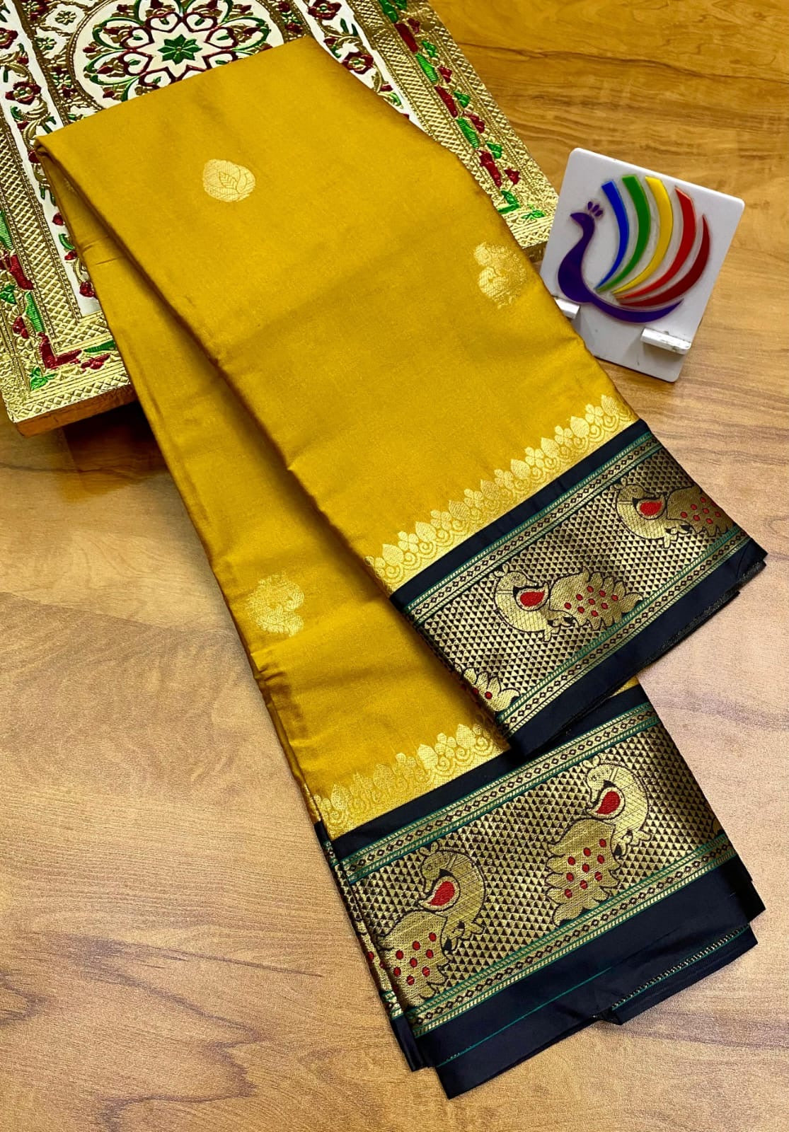 Peacock Paithani saree