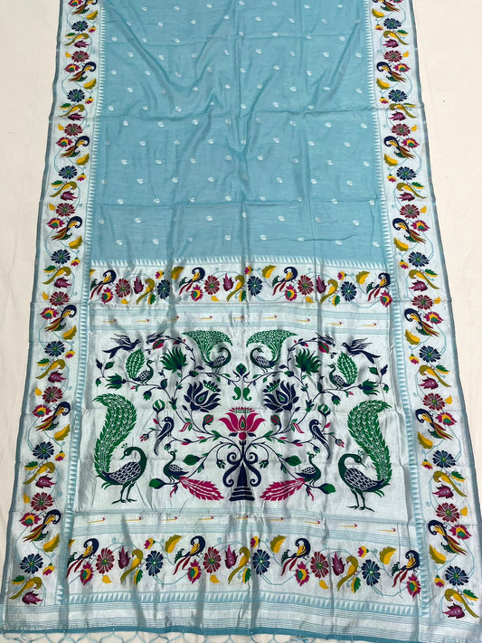 Peacock Border Saree