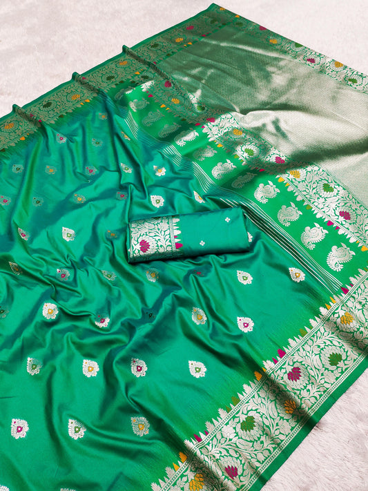 Tanishka Banarasi Soft Silk Saree