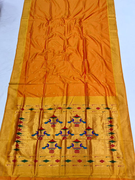 Double Pallu Saree Soft Silk