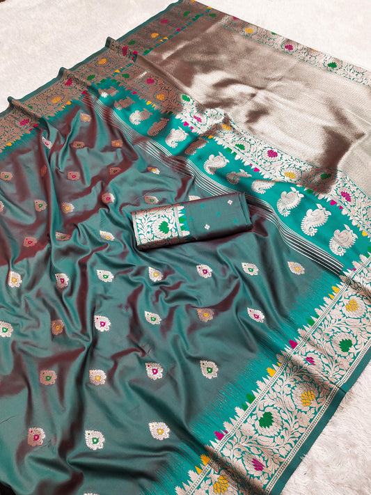 Tanishka Banarasi Soft Silk Saree