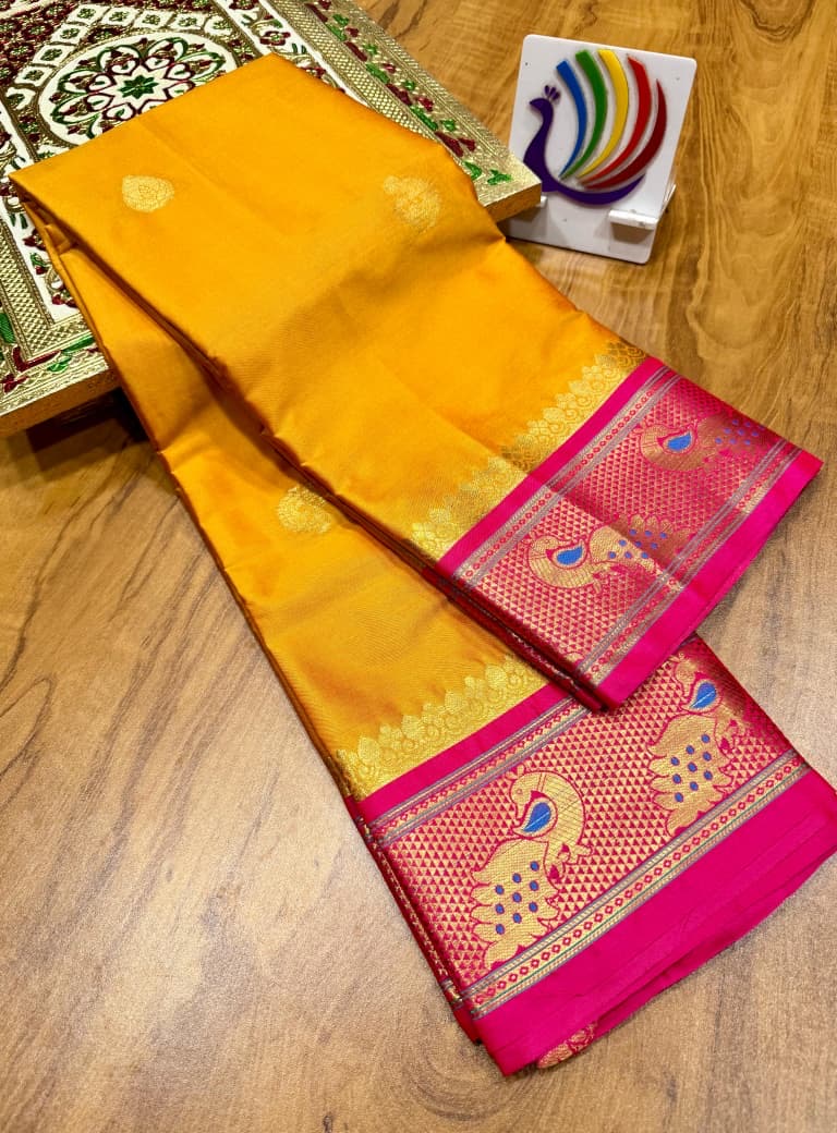Peacock Paithani saree