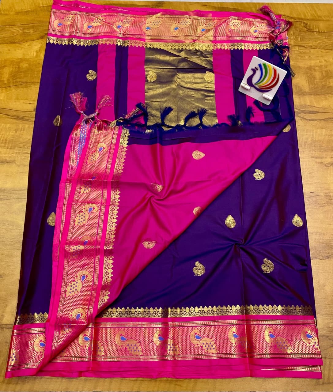 Peacock Paithani saree