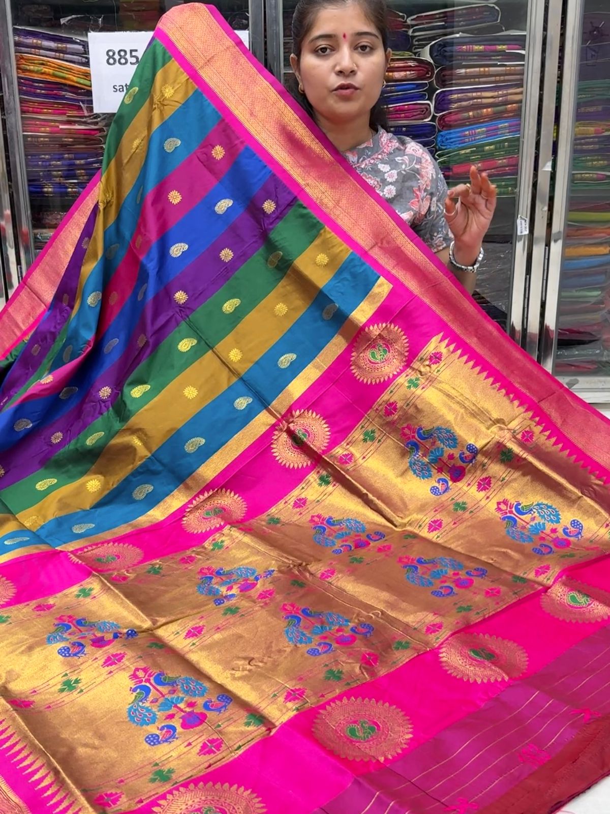 Saptarangi Paithani Saree