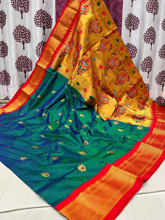 Kadiyal Border Paithani