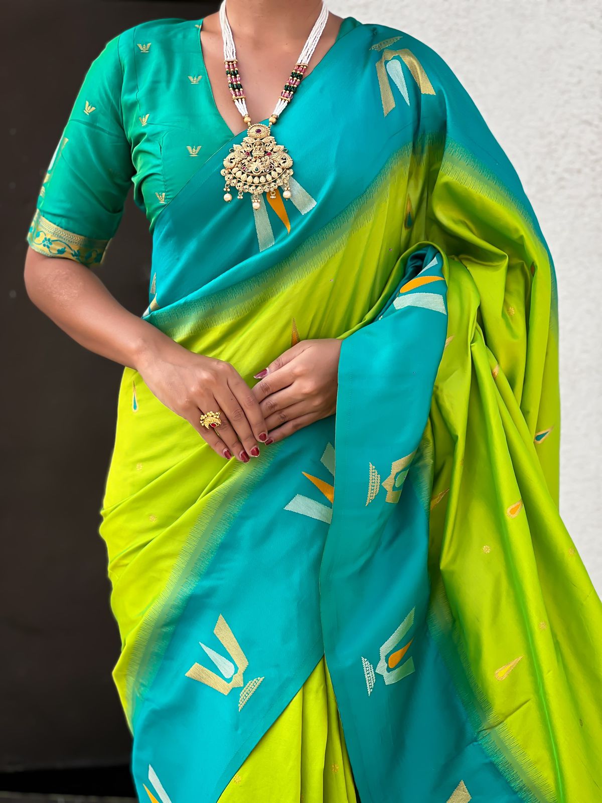Tilak Paithani Saree