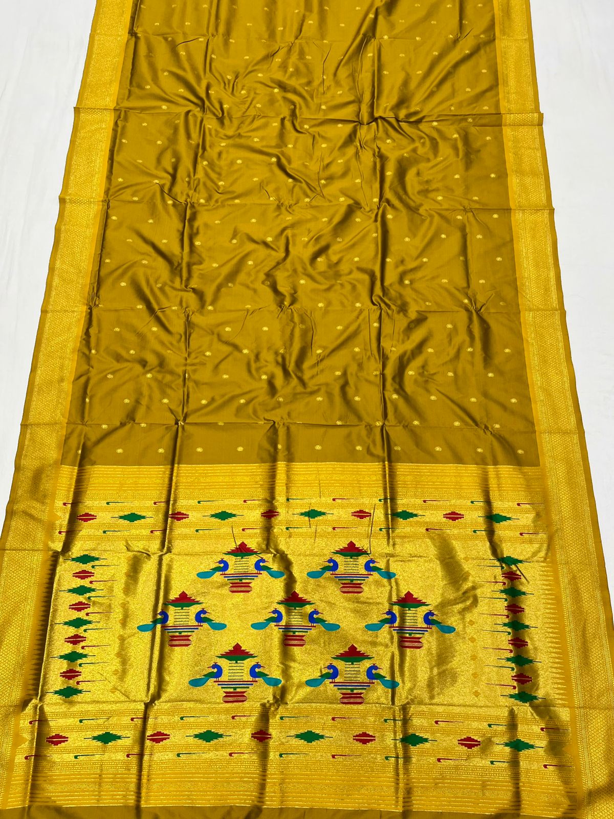 Double Pallu Saree Soft Silk