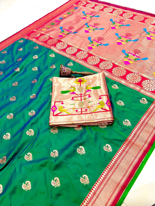 Tanuja Paithani Saree