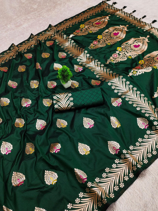 Kajal Soft Silk Banarasi Saree