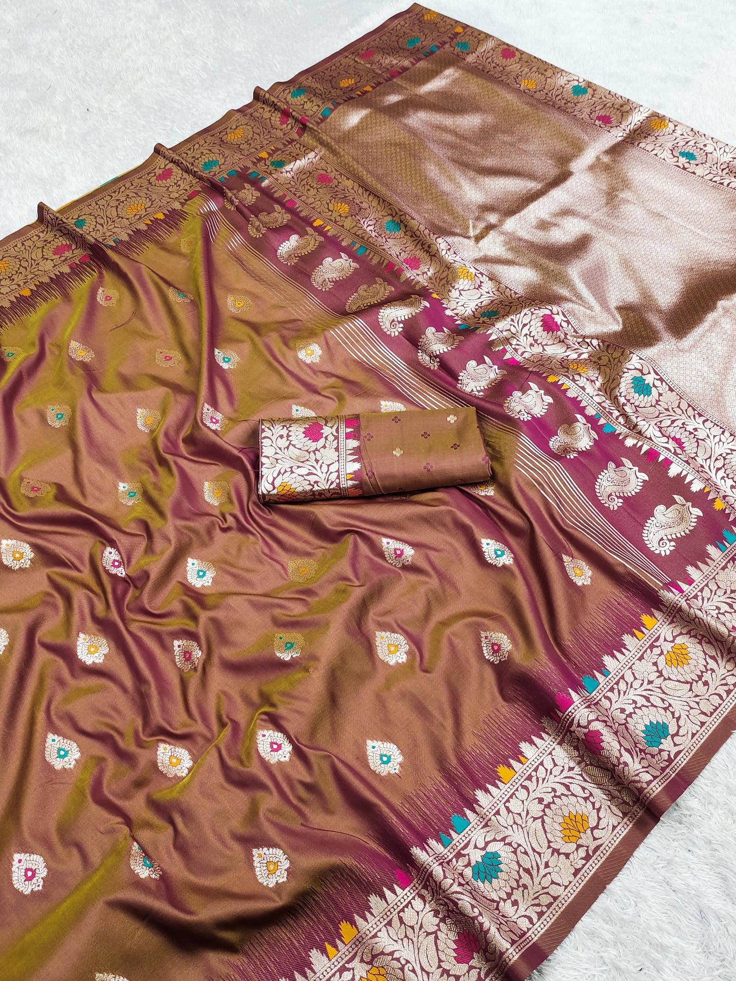 Tanishka Banarasi Soft Silk Saree