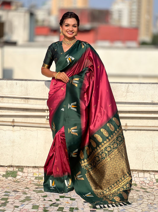 Tilak Paithani Saree