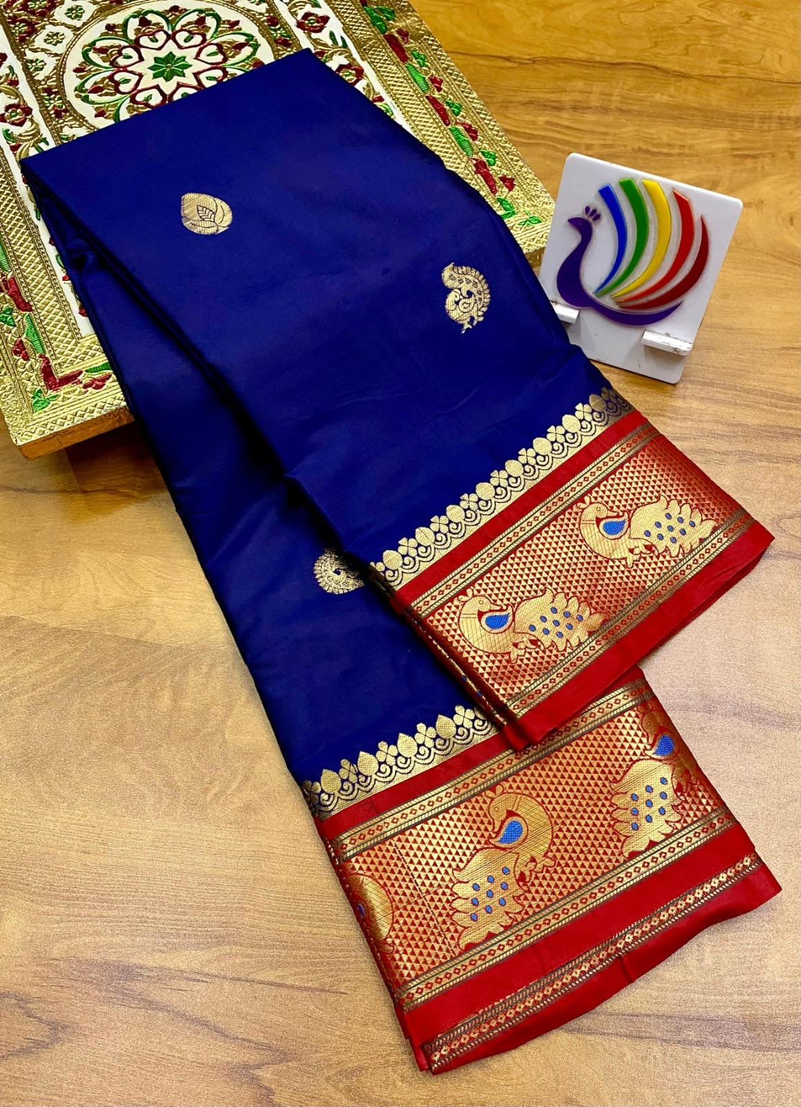 Peacock Paithani saree