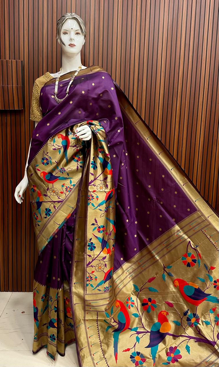 Big border paithani