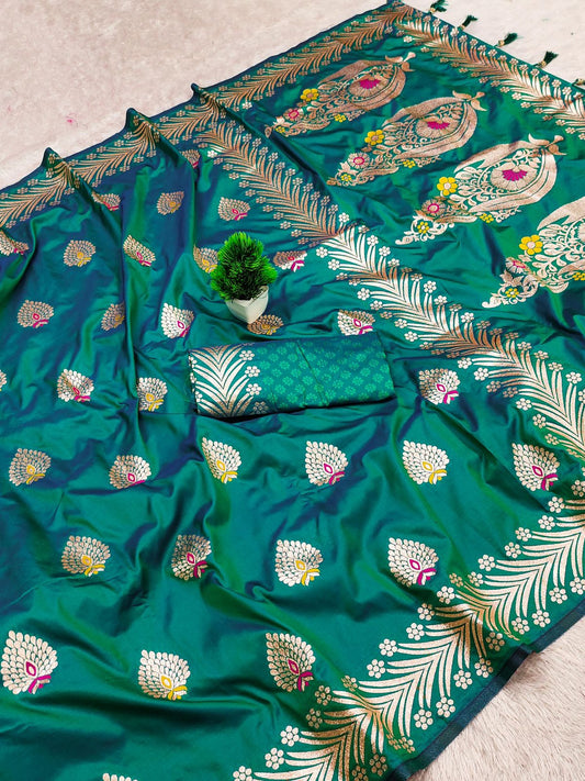Kajal Soft Silk Banarasi Saree