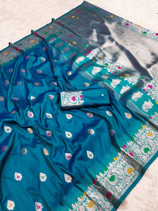 Tanishka Banarasi Soft Silk Saree