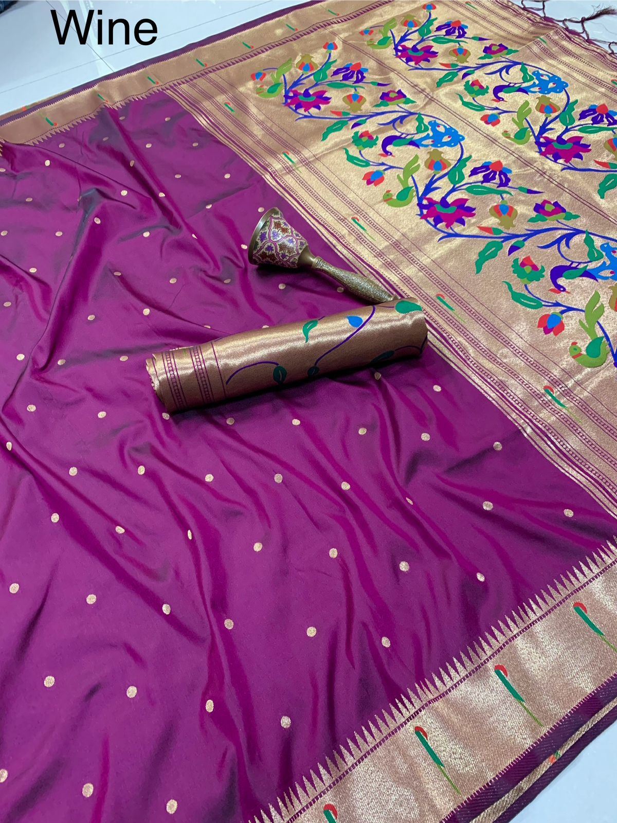Ashwini paithani saree