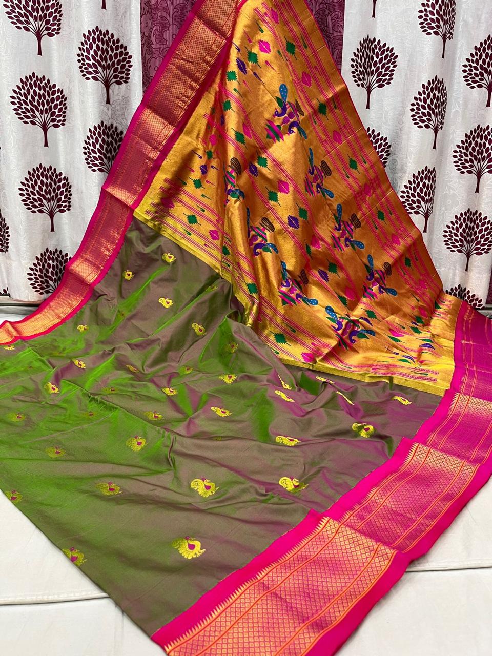 Kadiyal Border Paithani