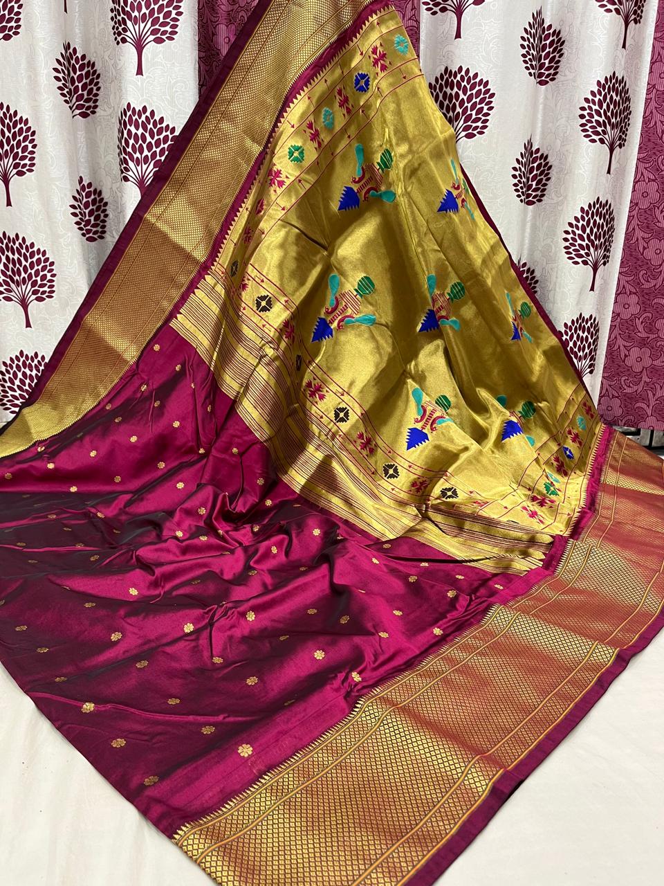 Semi Kalanjali Paithani Saree