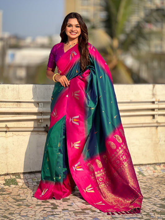 Tilak Paithani Saree