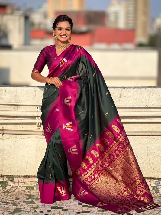 Tilak Paithani Saree