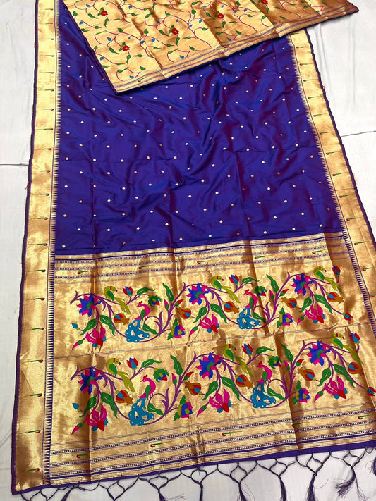 Premium Muniya Paithani Saree