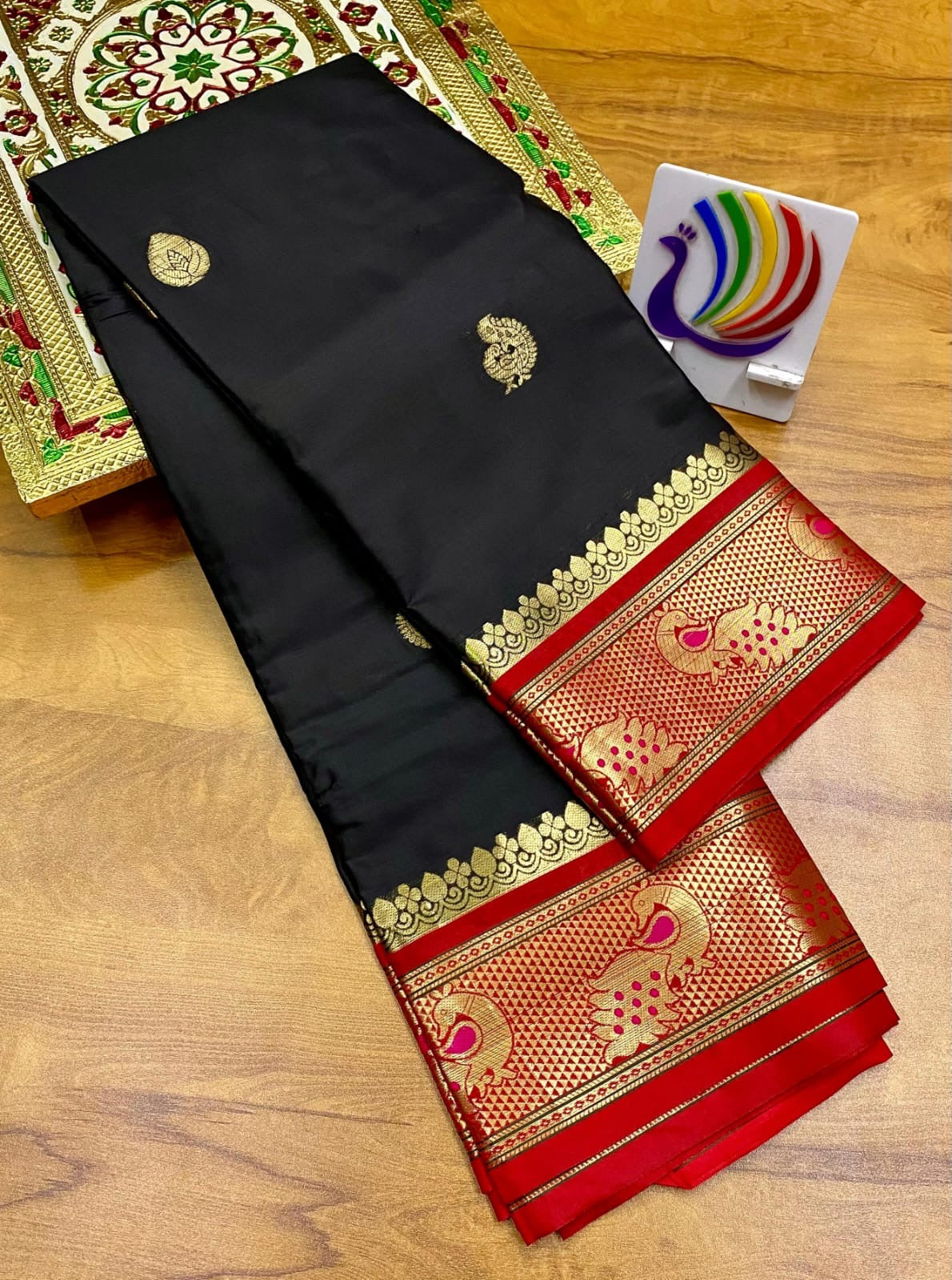 Peacock Paithani saree