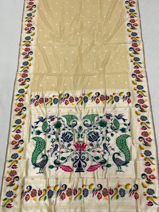 Peacock Border Saree
