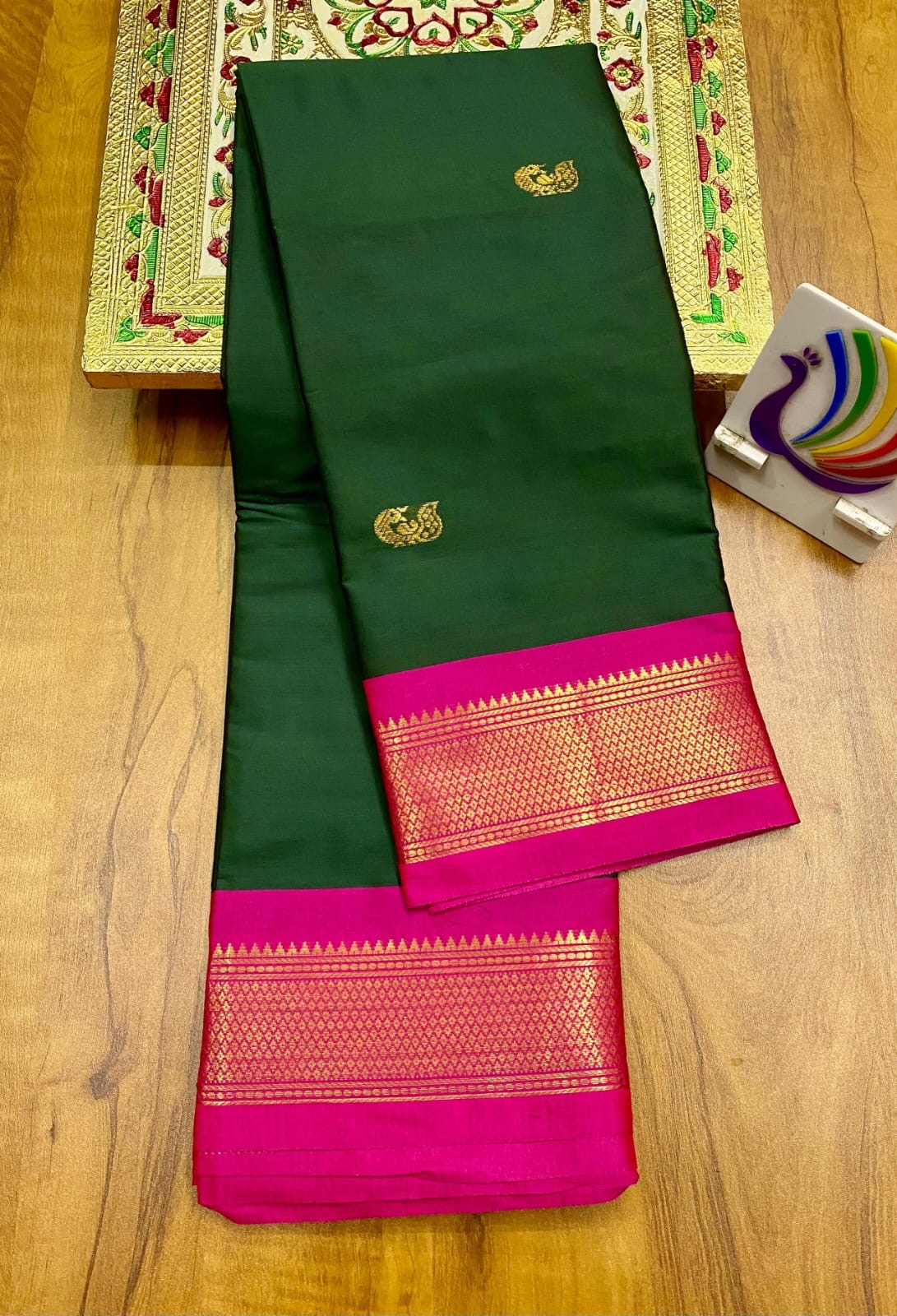 Mor paithani saree