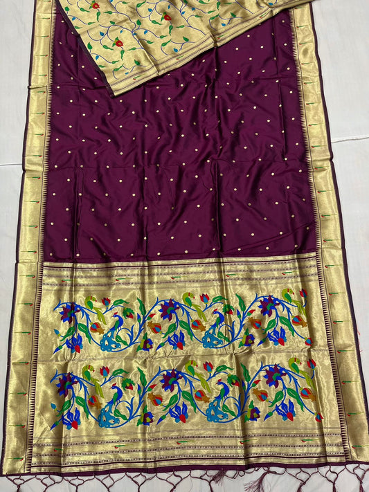 Premium Muniya Paithani Saree