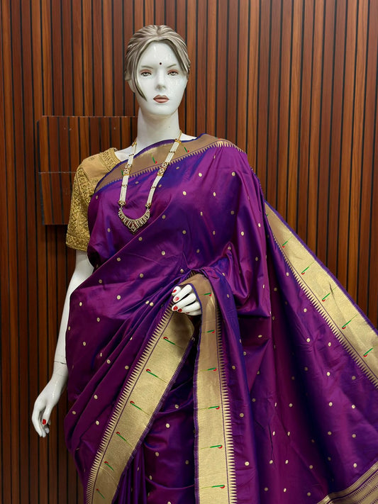 Premium Muniya Paithani Saree
