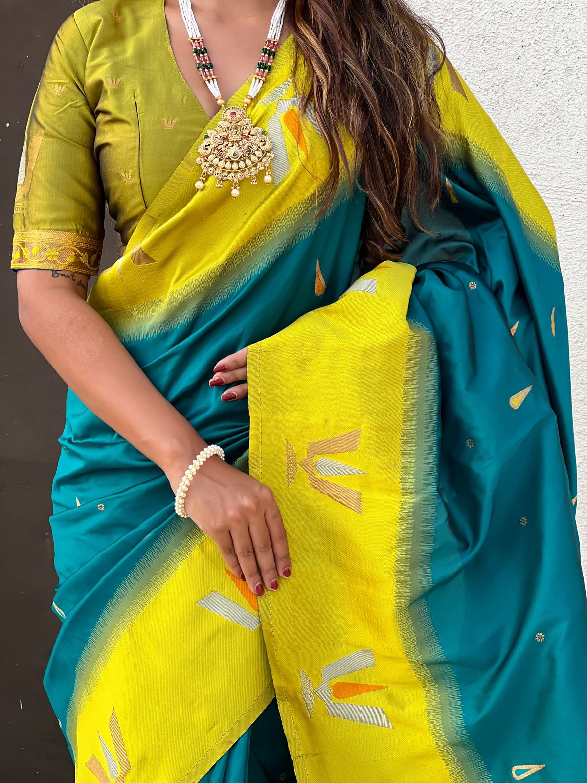 Tilak Paithani Saree