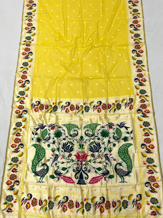 Peacock Border Saree