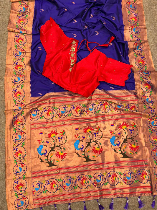 Semi Brocket Paithani