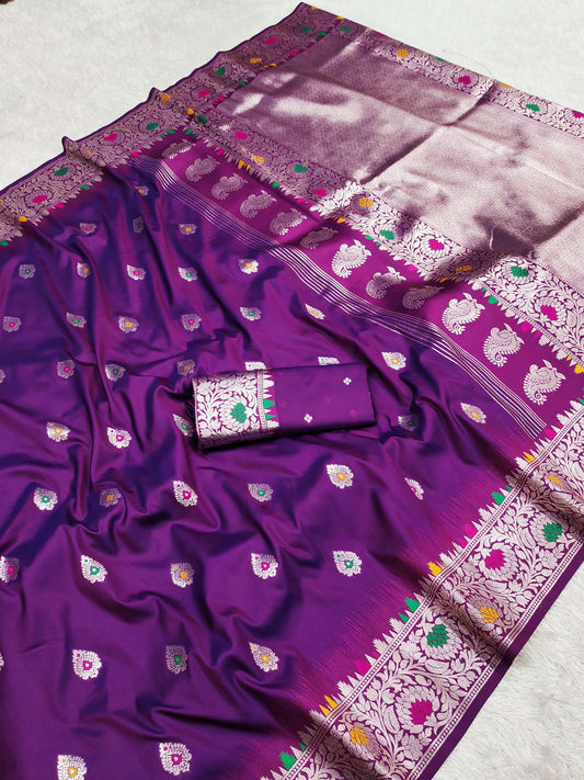 Tanishka Banarasi Soft Silk Saree