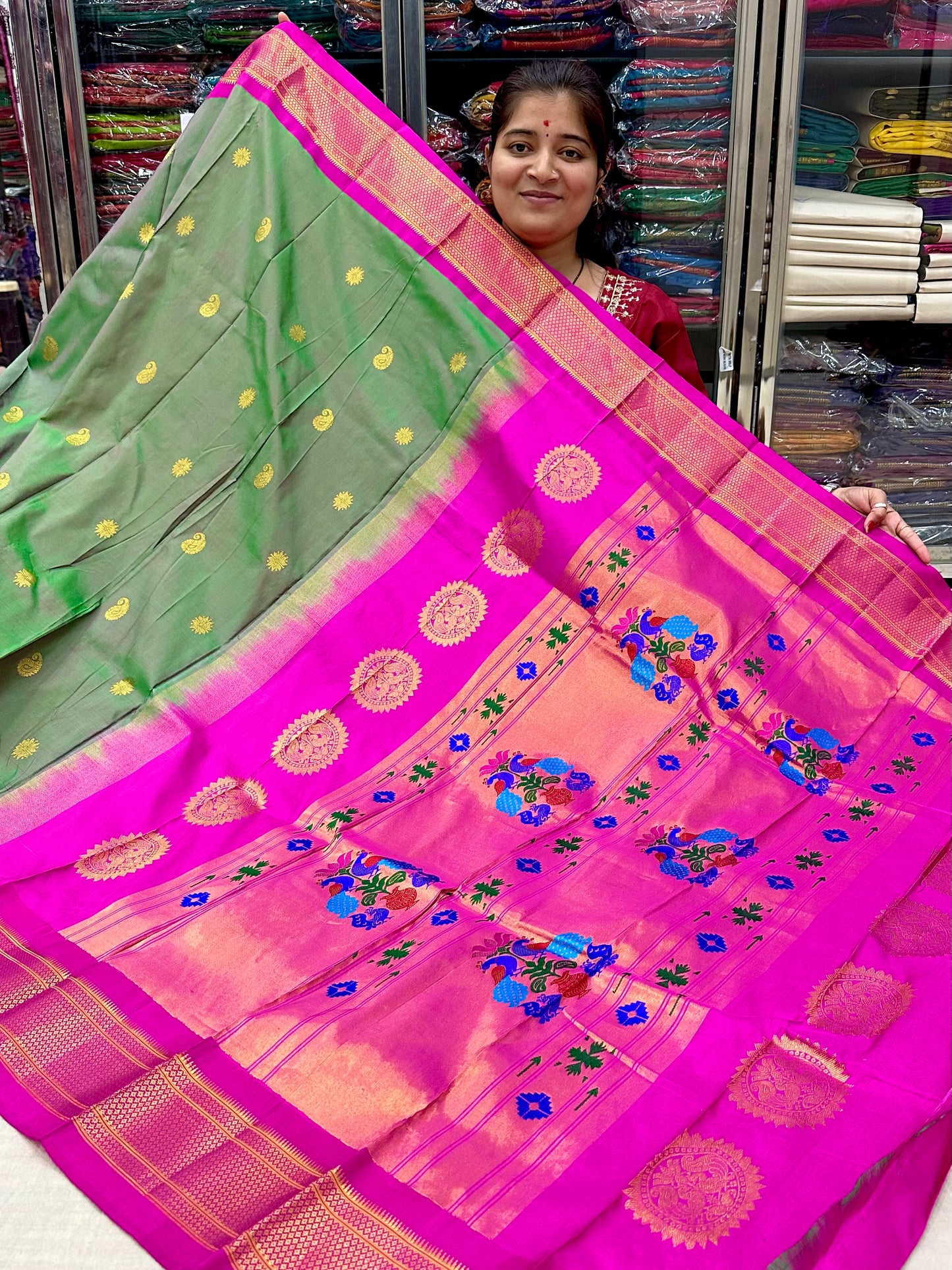Maharani Paithani Saree