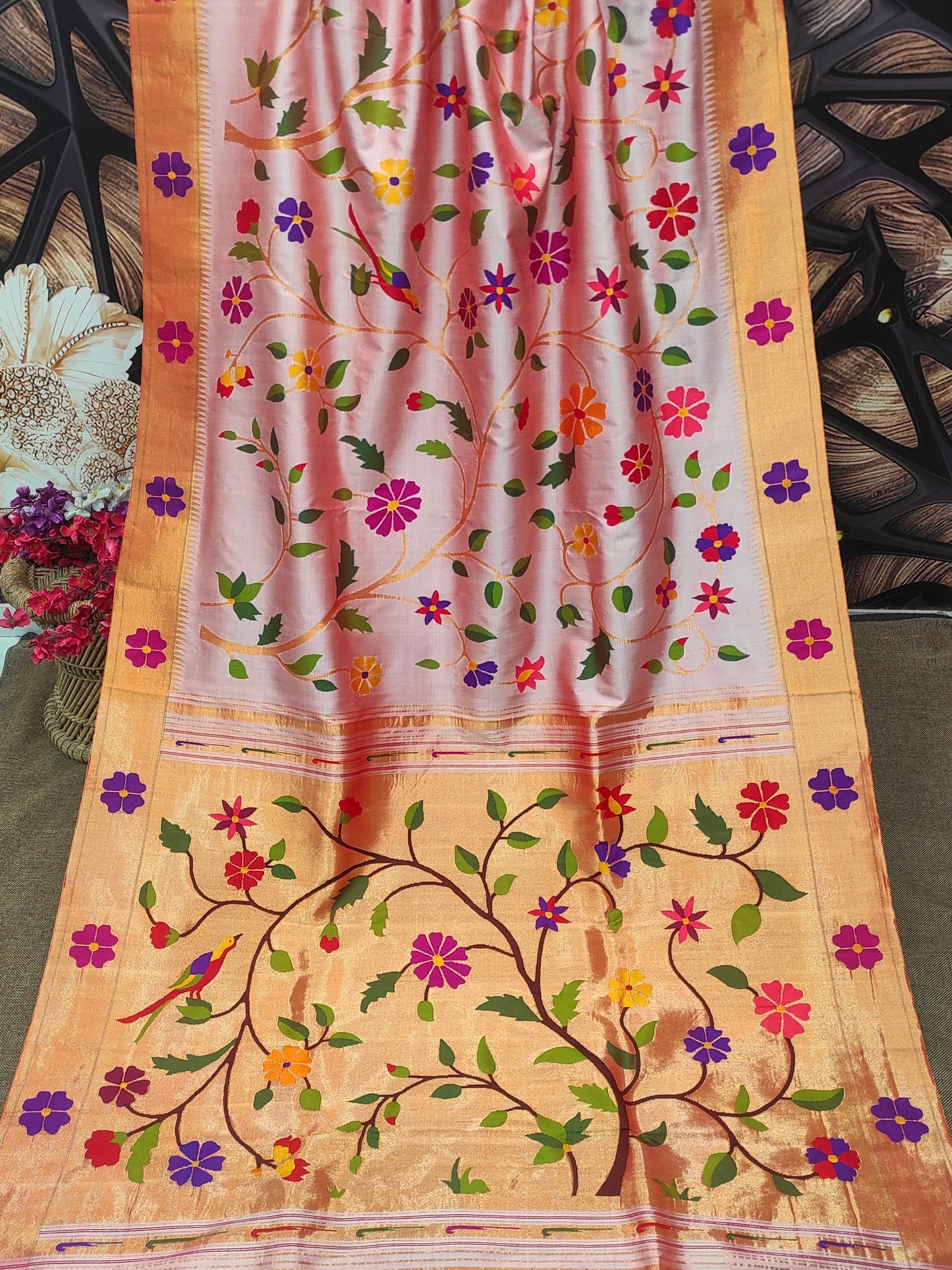 Allover Jaal Paithani Saree