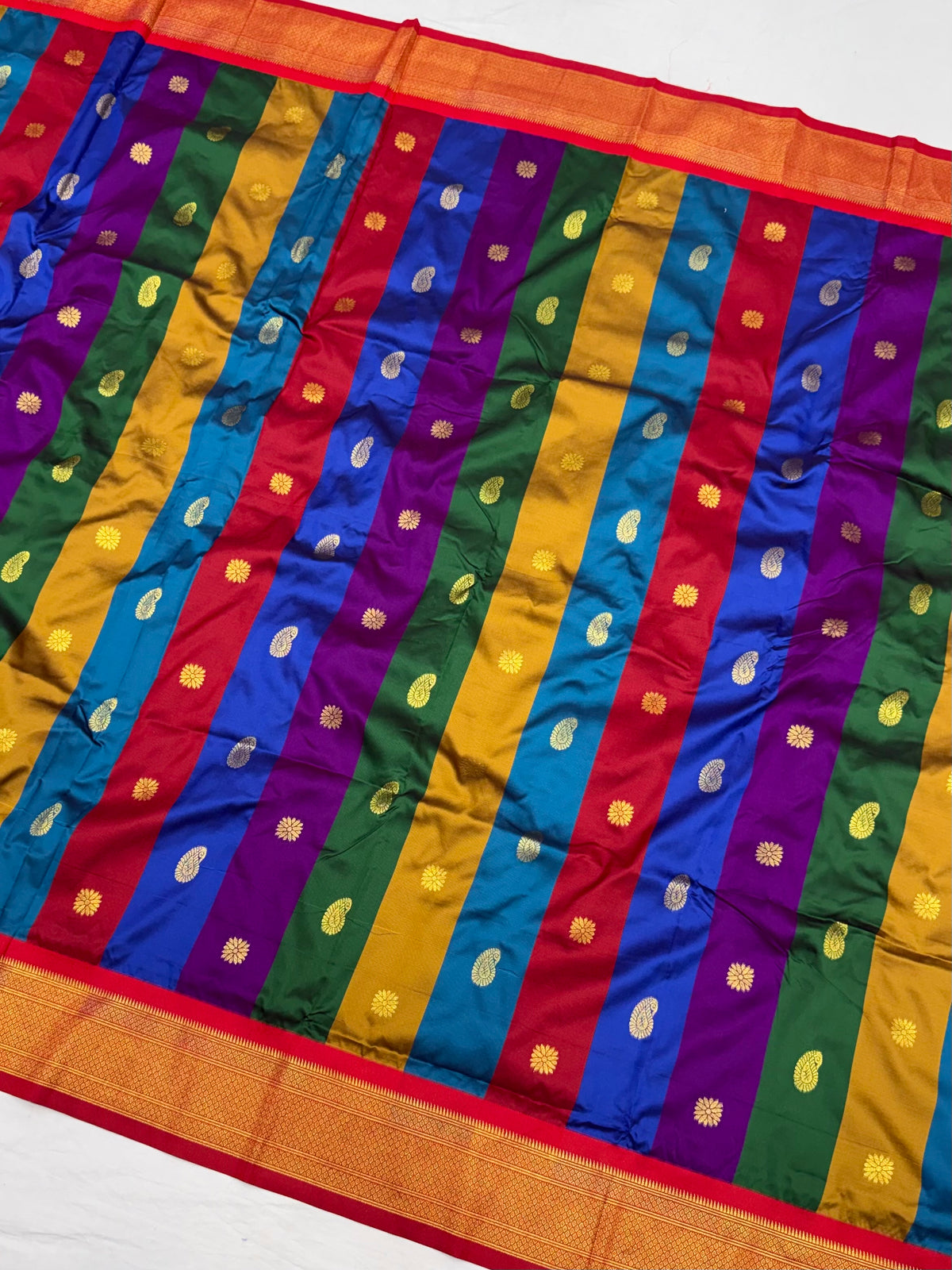 Saptarangi paithani saree