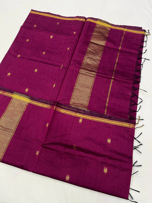 Maheswari cotton silk saree