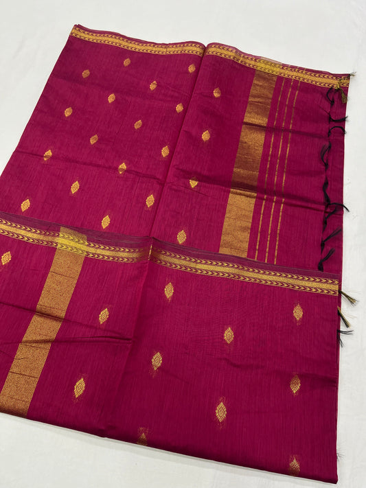 Maheswari cotton silk saree