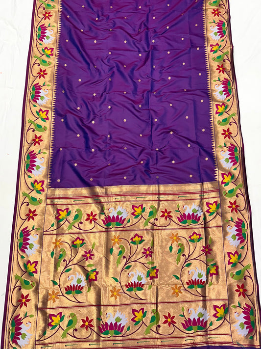 Rajhans paithani saree