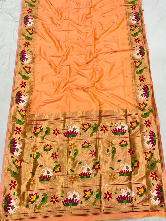 Rajhans paithani saree
