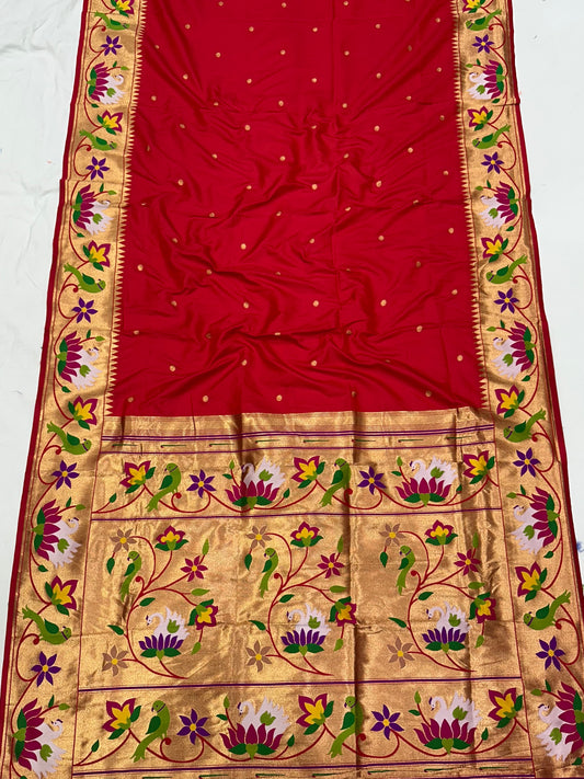 Rajhans paithani saree