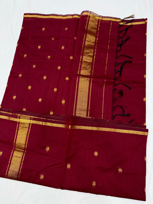 Maheswari cotton silk saree