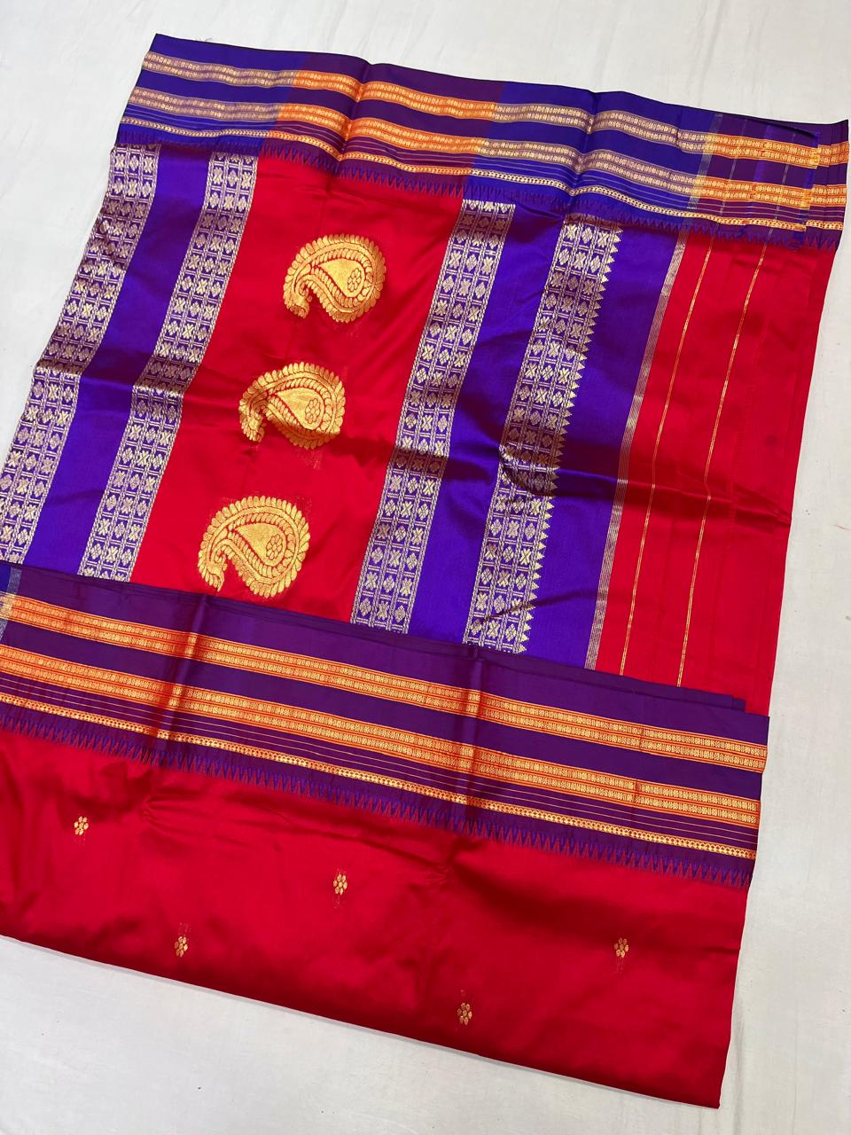 Narayanpeth Pure Silk Saree