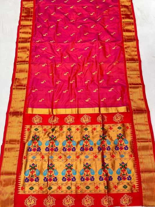 Mina Kadiyal Border Paithani Saree