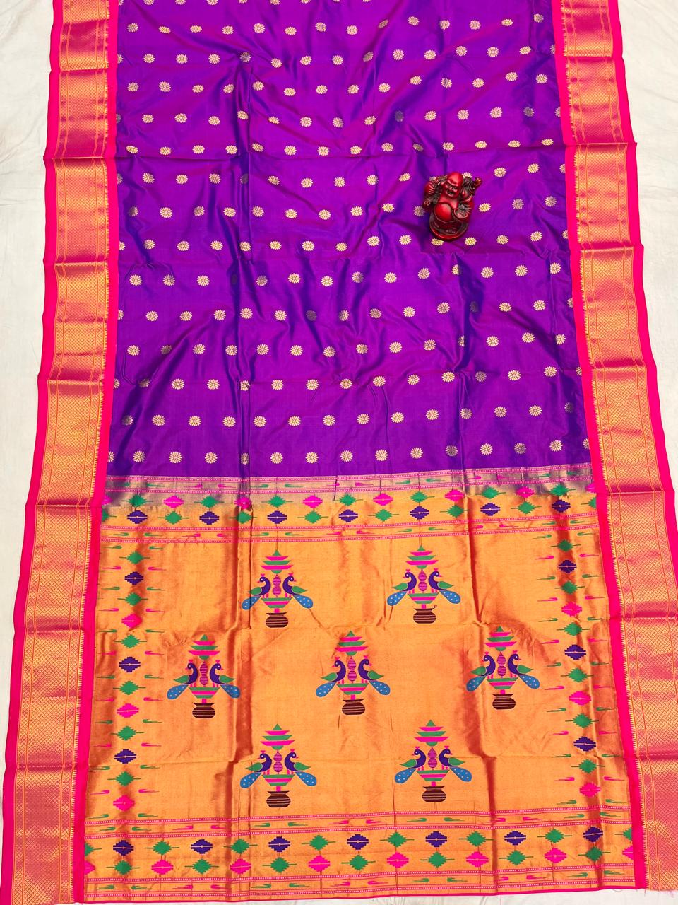 Kadiyal Double Pallu Paithani