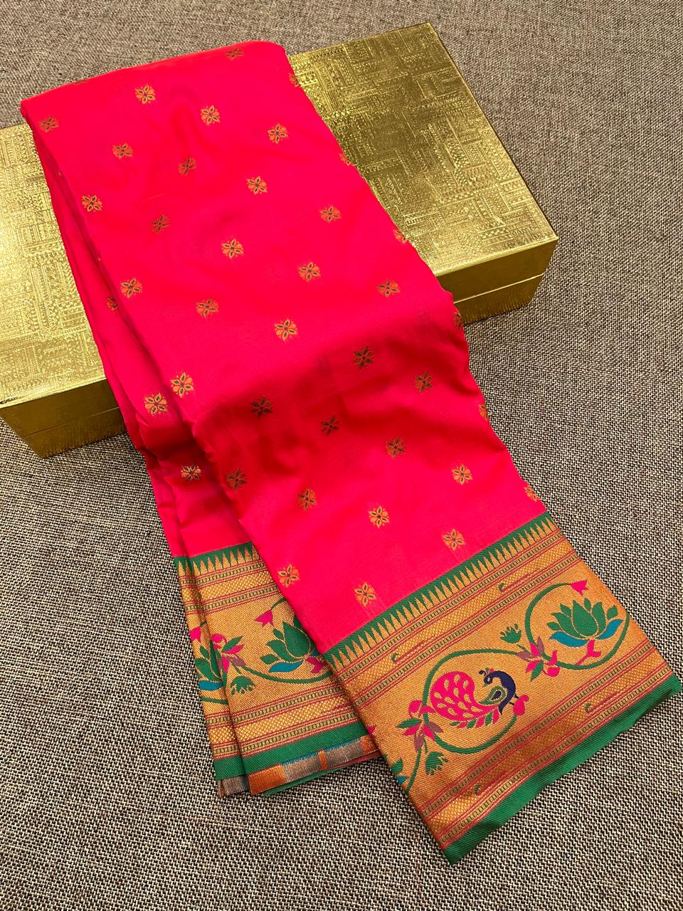 Sunflower Paithani Saree