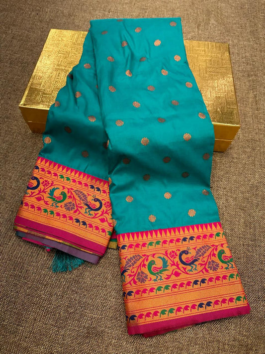 Sunflower Paithani Saree