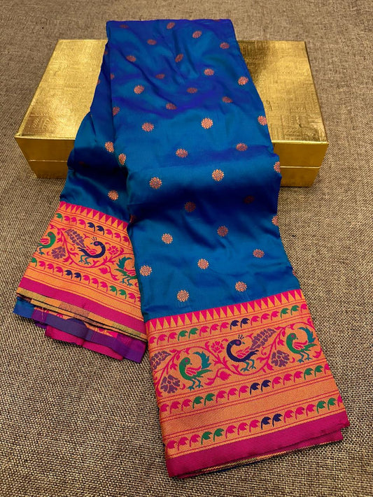 Sunflower Paithani Saree