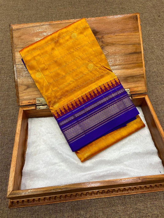 Pure Irkal Checks Saree